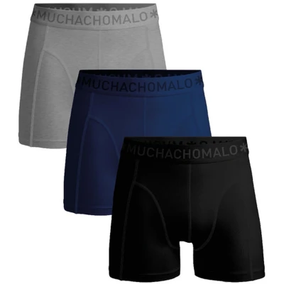 Afbeelding van Muchachomalo Heren Boxershorts 3 Pack Maat 4XL 95% Katoen Mannen Onderbroeken