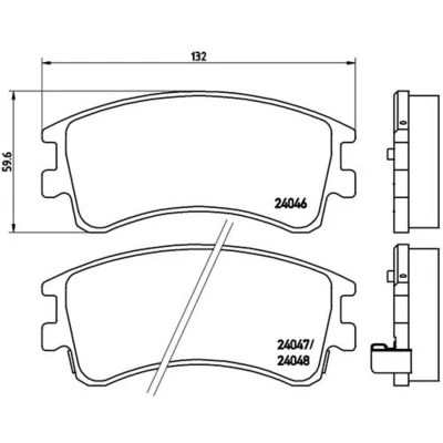Afbeelding van Brembo Remblokset P 49 032