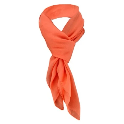 Afbeelding van TigerTie Chiffon halsdoek verschillende kleuren uni maat 90 cm x