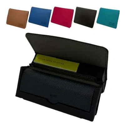 Afbeelding van GC German Couture Smart Etui, compatibel met IQOS ILUMA Prime, TEREA en accessoires, mini borduurbeker, borduurschroef (zwart)