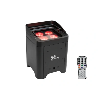 Afbeelding van Eurolite AKKU UP 4 Entry QCL LED Spot Uplight op batterij