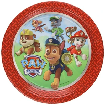 Afbeelding van Paw Patrol Bordjes 18cm 8 stuks