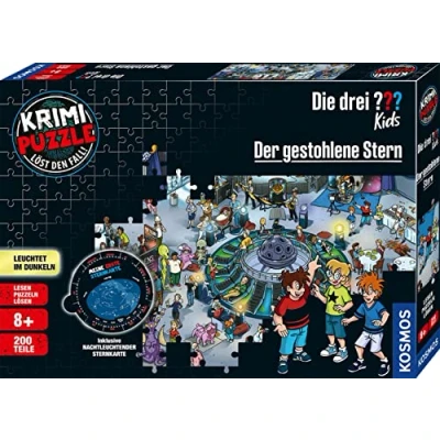 Afbeelding van Kosmos Mysteriepuzzel De drie?? kinderen gestolen ster (200 onderdelen)