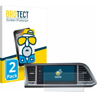 Afbeelding van BROTECT Screenprotector voor Seat Ateca Style 2021 Infotainment System 9.2&quot; Folie Beschermfolie matte (2 Stuks)