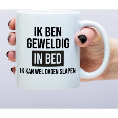 Afbeelding van Mok Ik Ben Geweldig In Bed