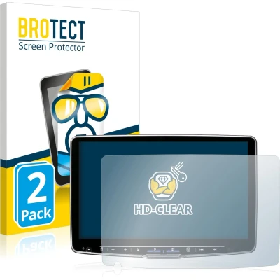 Afbeelding van BROTECT (2 Stuks) Schermbeschermer voor Alpine ILX F115D Screen Protector Transparant