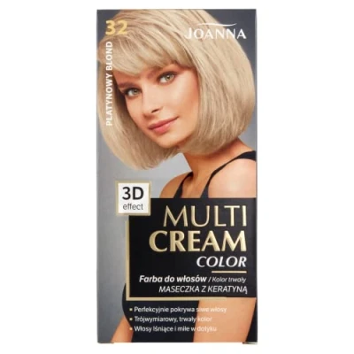 Afbeelding van Joanna Multi Cream Color Hair Dye 32 Platinum Blonde