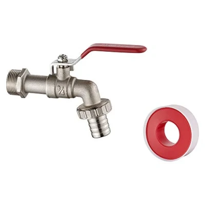 Afbeelding van Ibergrif M22202, Tuinkraan, Buitenkraan, Met aansluiting voor Waterleiding, wand G3/4, Messing, Grijs