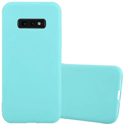 Afbeelding van Cadorabo Hoesje geschikt voor Samsung Galaxy S10e in CANDY BLAUW Beschermhoes TPU silicone Case Cover