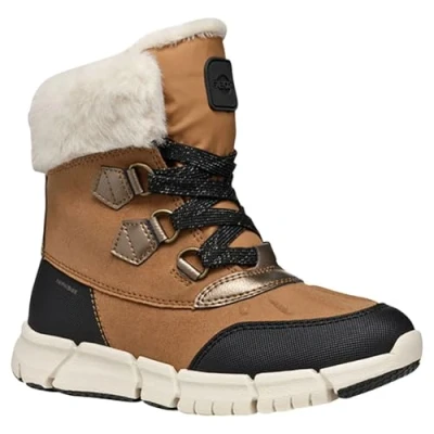 Afbeelding van Geox J Flexyper Girl B AB sneeuwlaarzen voor meisjes, Whisky Zwart, 38 EU