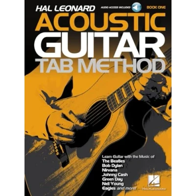 Afbeelding van HAL LEONARD ACOUSTIC GUITAR TAB METHOD Book 1 GUITARE +ENREGISTREMENTS ONLINE: with Online Audio