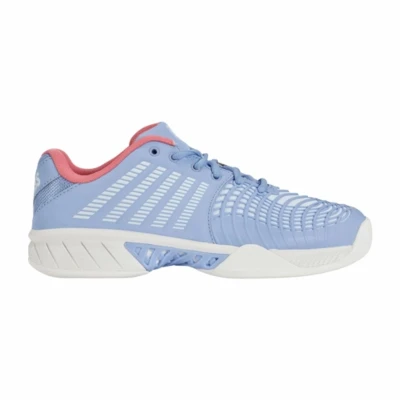 Afbeelding van Tennisschoen K Swiss Women Express Light 3 Carpet Open Air Bright White Strawberry Ice Schoenmaat 41