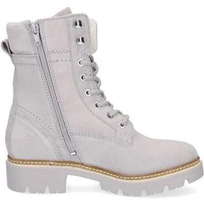 Afbeelding van Tamaris dames leren veterboot grijs