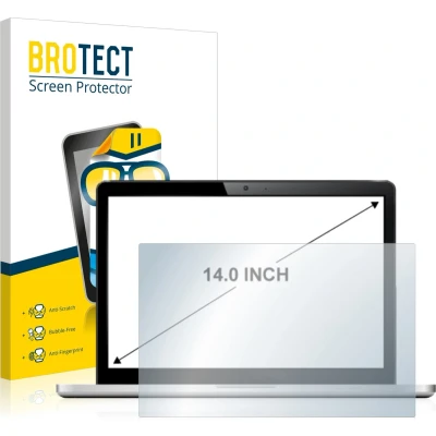Afbeelding van BROTECT Screenprotector voor Laptops met 14 inch Schermen [305 mm x 185 mm, 15:9] Folie Beschermfolie transparant