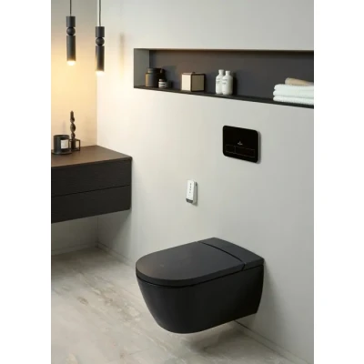 Afbeelding van Villeroy en boch douche wc viclean bouwwijze wandcloset v0e200r7