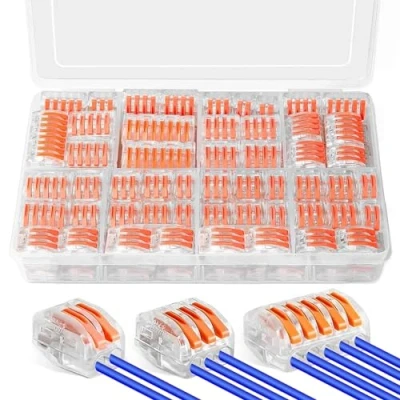 Afbeelding van Kabelverbinders, elektrisch met bedieningshendel, kabelklemmen, 4 mm², geleiders, steekklemmen, stroomaansluitklemmen, elektrische klemmen, vrij gecombineerd voor vaste kabels