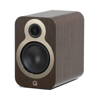 Afbeelding van Q Acoustics 3020c Boekenplankspeaker Walnoot