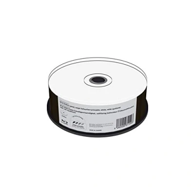 Afbeelding van MediaRange BD R 25 GB 6 voudige schrijfsnelheid, volledig bedrukbaar (inkjetprinter), gemetalliseerd, stuks cakebox