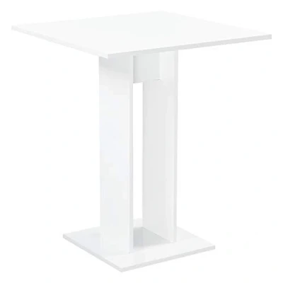 Afbeelding van Design eettafel Lindesnes vierkant 65x65x78 cm wit hoogglans