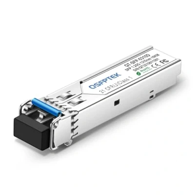 Afbeelding van QSFPTEK Gigabit SFP Module 1000BASE LX/LH 1310nm 10km DDM Single Mode LC Mini GBIC Transceiver for Cisco GLC LH SMD/GLC LX SM RGD, Ubiquiti UF 1G, Netgear, Mikrotik, other Open Switches