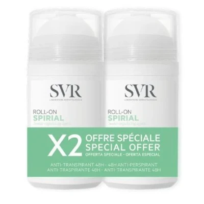 Afbeelding van Svr Spirial Deo Roll on 2x50ml Nf