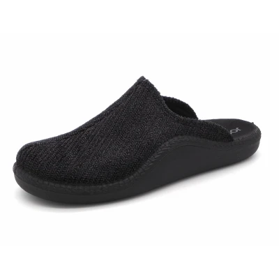 Afbeelding van Josef Seibel Monaco Muiltjes, Heren, Maat: 49, Schwarz Textiel