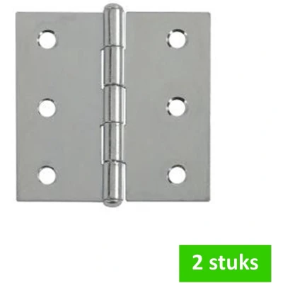 Afbeelding van i FIX scharnier met vaste pen 60 x mm verzinkt 2 STUKS