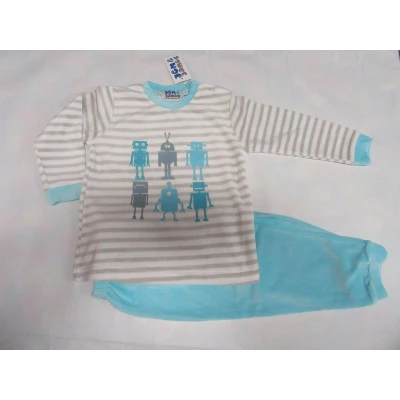 Afbeelding van Wiplala Jen &amp; James Pyjama Jongen Robot 3 jaar 98