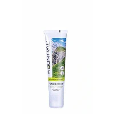 Afbeelding van Mountval Waxed Cream, voedende en waterafstotende crème voor lederen wandelschoenen, met Spons toepasser