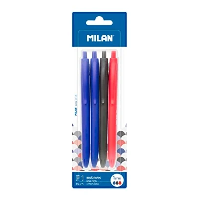 Afbeelding van Set Balpennen Milan BWM10254 PVC (4 uds)