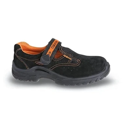 Afbeelding van Beta BetaWORK Zachte suede sandaal, met klittenbandsluiting 7216BKK 36 072160336