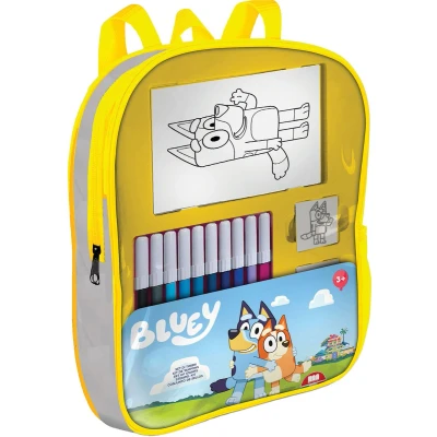 Afbeelding van Multiprint Bluey Rugzak met Stempels en Viltstiften