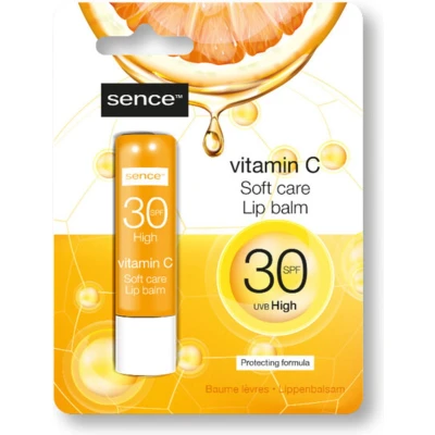 Afbeelding van 4x Sence Lippenbalsem Vitamine C met SPF 30
