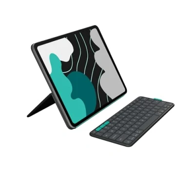 Afbeelding van Logitech Flip Folio Tablettoetsenbord iPad Pro 13 inch (M4) &amp; Air (M2 en M3) (2024, 2025) Graphite US