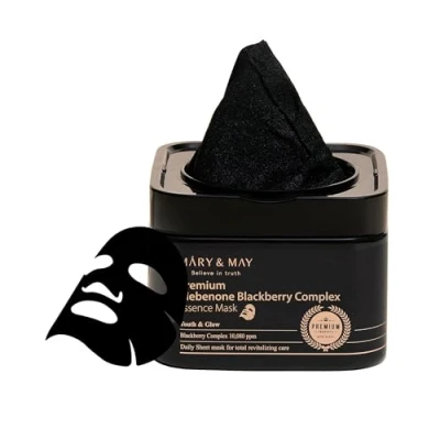 Afbeelding van Idebenone Blackberry Complex Essence Mask 30 vellen