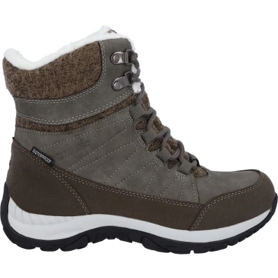 Afbeelding van HI TEC RIVA MID WP Snowboots, Dames, Maat: 36, Olive Imitatieleer/ textiel