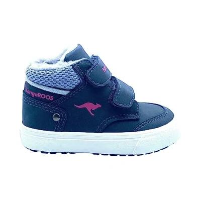 Afbeelding van KangaROOS Uniseks K hoed pantoffels voor kinderen, Dk Navy Fandango pink., 27 EU