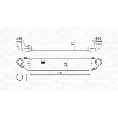 Afbeelding van Magneti Marelli Interkoeler 351319204280