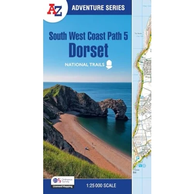 Afbeelding van South West Coast Path 5 Dorset: With Ordnance Survey Mapping