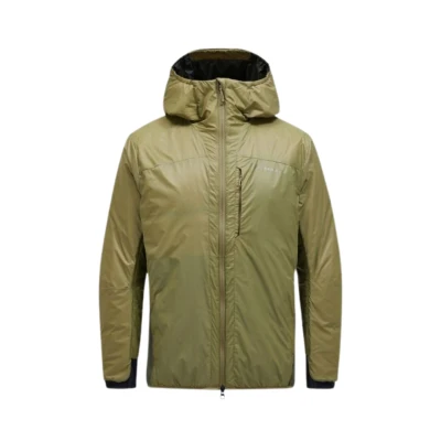 Afbeelding van Peak Performance Men Radiance Hood Jacket Snap Green maat M
