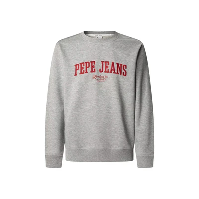 Afbeelding van Pepe Jeans Derril CREW Sweater, Heren, Maat: Large, Light grey