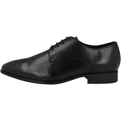Afbeelding van Geox UOMO HIGH LIFE Veterschoenen, Heren, Maat: 44, Black Leer