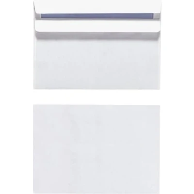 Afbeelding van Herlitz 768614 Briefomslag C6 75g/m² zelfklevend met venster wit 25 stuks