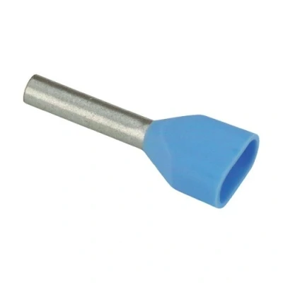 Afbeelding van Vogt Verbindungstechnik 460509D Dubbele adereindhulzen 2.5 mm² Deels geïsoleerd Blauw 100 stuk(s)