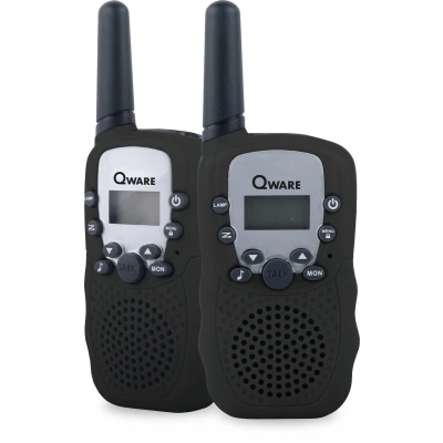 Afbeelding van Qware Set Qw Snd wt335bl Walkie Talkie Zwart