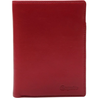 Afbeelding van Esquire Leren Portemonnee Viktoria Wallet Red Donkerrood