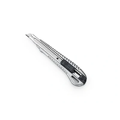 Afbeelding van Dahle professionele cutter (18 mm afbreekmes, metalen behuizing, voor behoeften) zilver