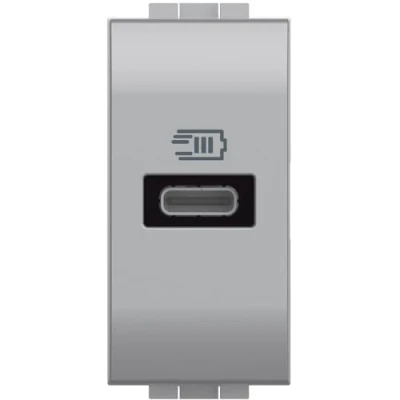Afbeelding van Legrand livinglight usb c 20w pd 3 0 en qc 1 mod tech btnt4192c
