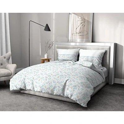 Afbeelding van Home Linge Passion Adonis Dekbedovertrek, 3 delig, 100% katoen, 57 draden/cm², tweepersoonsbed, 220 x 240 cm, beddengoed