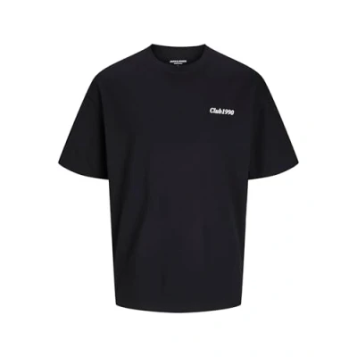 Afbeelding van JACK&amp;JONES PLUS JJEBRADLEY Graphic Tee SS O Neck SN PLS, zwart, 5XL